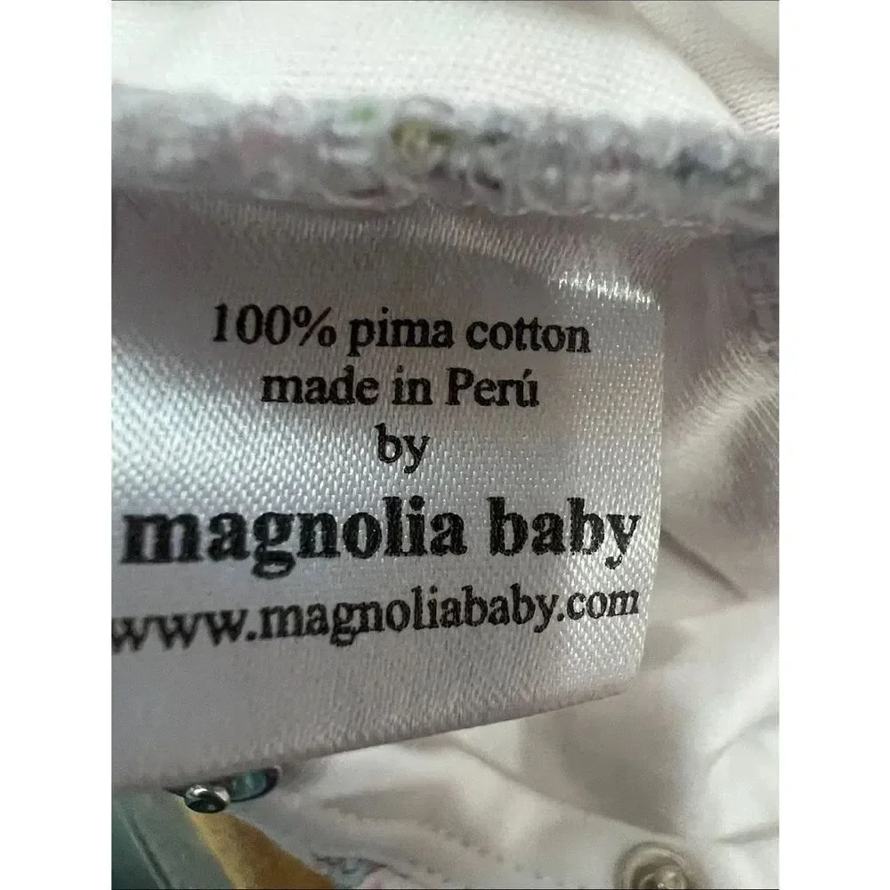 Magnolia Baby cupcake Printed footie Pima cotton size 3 months